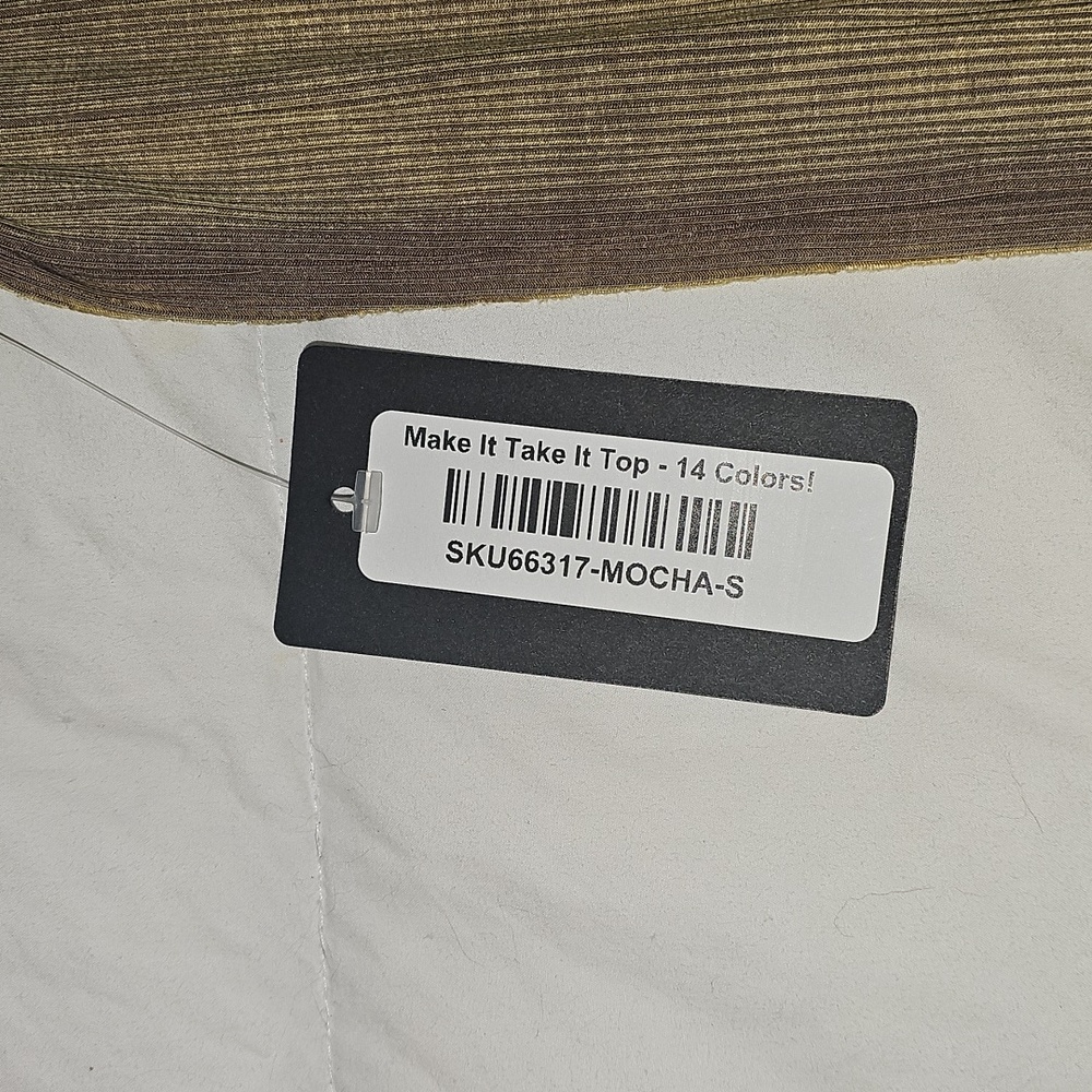 Zenana Womens NWTS Ribbed,mineral Washed Tank Top. Sz Small, Mocha! - Picture 3 of 8